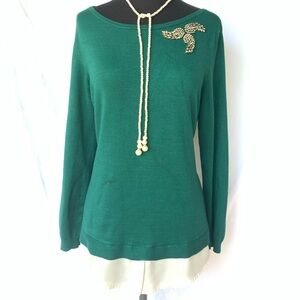 Charter Club Top With Rhinestones Details